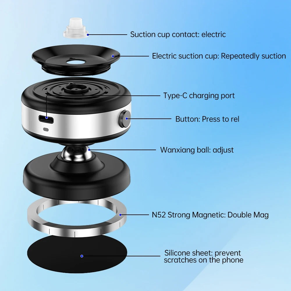 360° Pivoting Magnetic Phone Holder