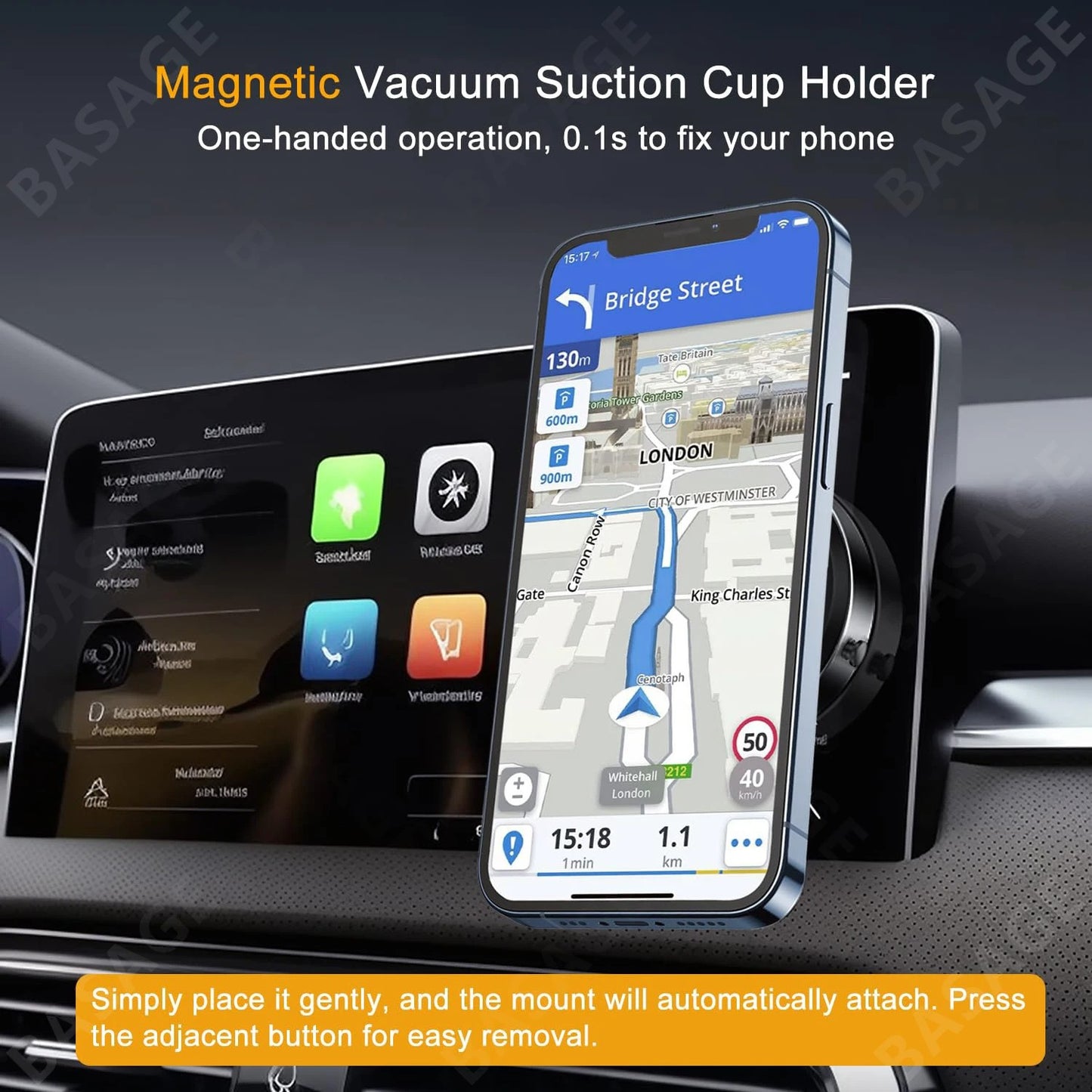 Universal Magnetic Car Mount Mobile Phone Holder