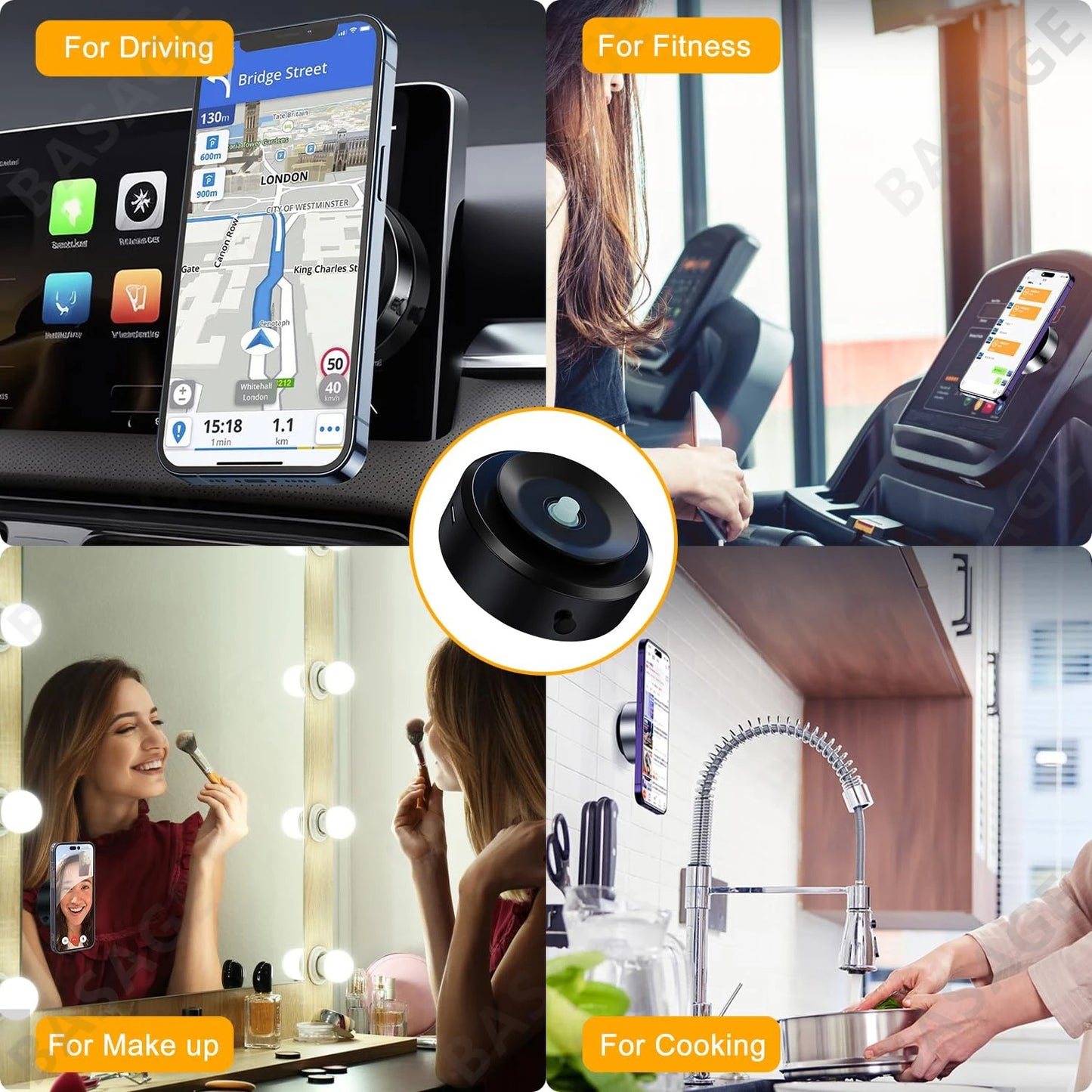 Universal Magnetic Car Mount Mobile Phone Holder